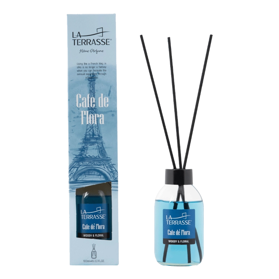 خوشبو کننده کافه د فلورا لاتراس (La Terrasse Cafe de Flora Air Freshener 100ml) لاتراس آبی