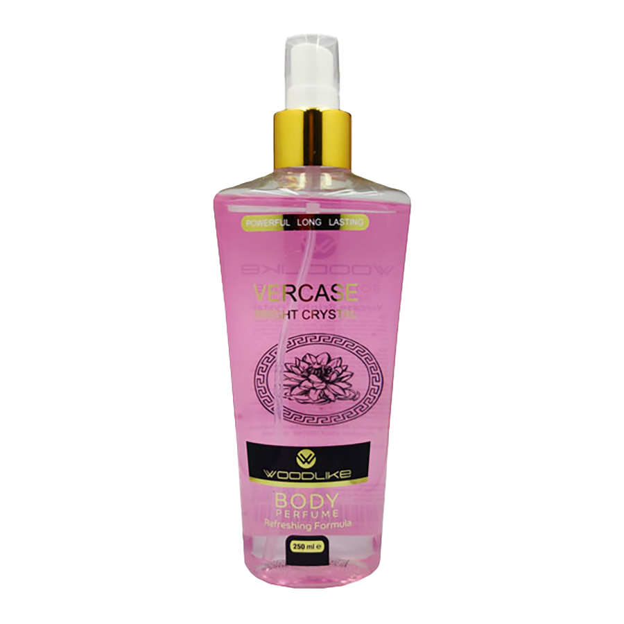 بادی اسپلش ورساچه کریستال برایت ( ورساچه صورتی ) وودلایک 250ml