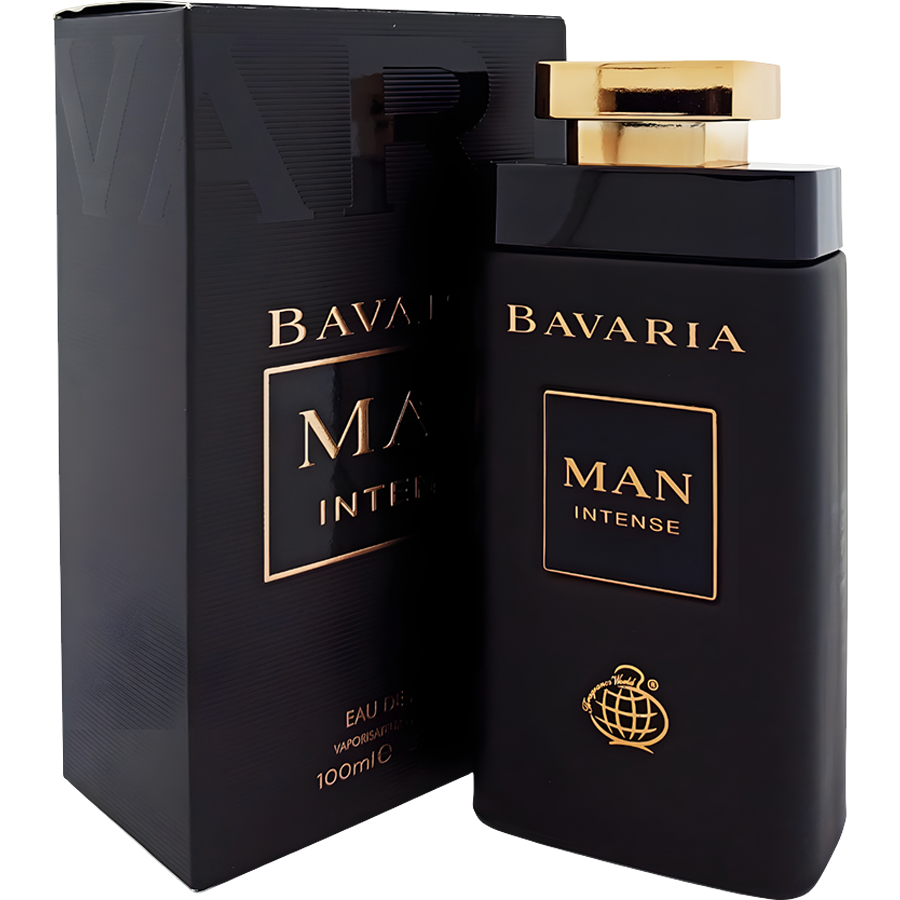 باواریا من اینتنس فراگرنس ورد (Fragrance World Bavaria Man Intense Eau De Parfum 100ml)