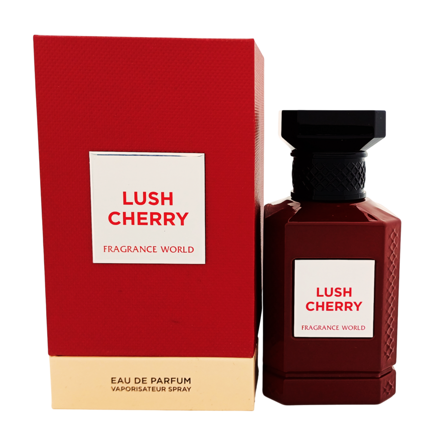 عطر لاش چری از برند فراگرنس ورد (Fragrance World Lush Cherry Eau De Parfum 80ml)