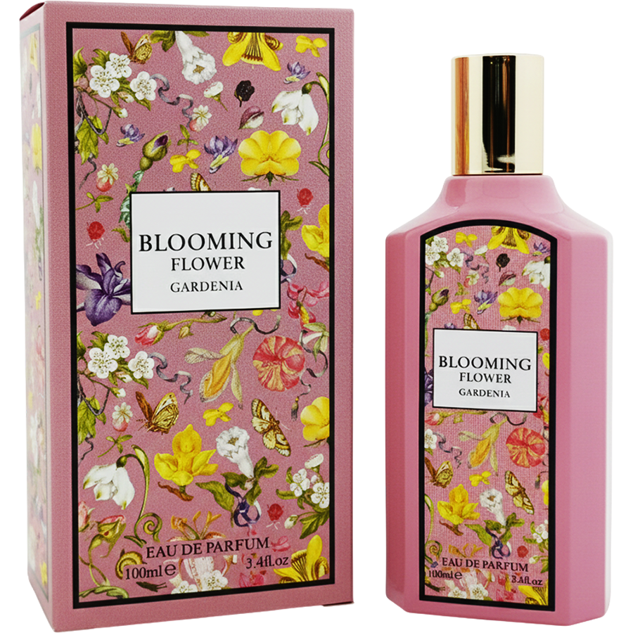 ادوپرفیوم بلومینگ فلاور گاردنیا (گورجس گاردنیا) از برند فراگرنس ورد (FRAGRANCE WORLD BLOOMING FLOWER GARDENIA Eau De Parfum 100ml)