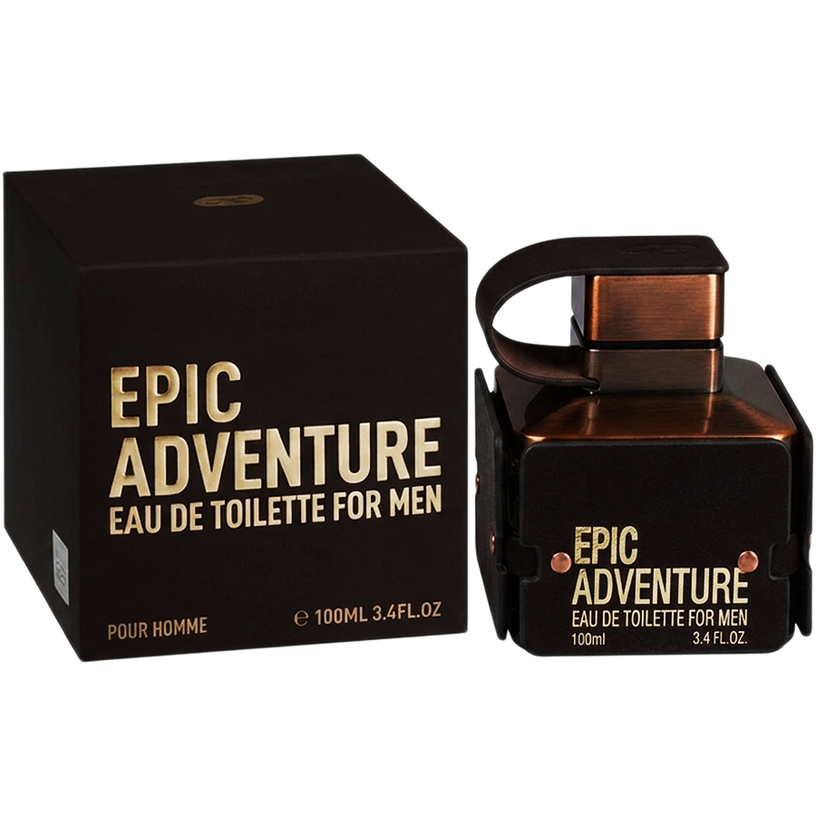 ادو تویلت مردانه اپیک ادونچر از برند عماد آرا (Emad Ara Epic Adventure EDT 100ml) اپیک ادونچر عماد آرا، اپیک قهوه ای