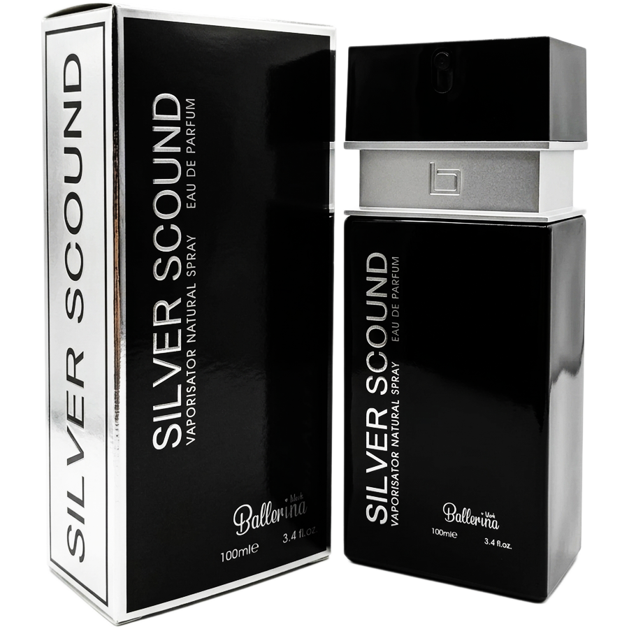 ادو پرفیوم مردانه سیلور اسکوند از برند بالرینا (Ballerina Silver Scound EDP 100ml) سیلورسنت بالرینا