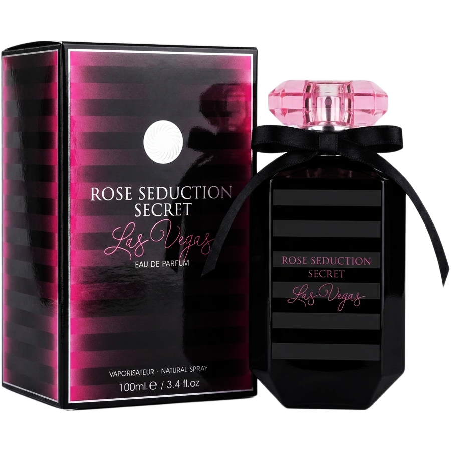 ادو پرفیوم رز سداکشن سکرت لاس وگاس از برند فراگرنس ورد (Fragrance World Rose Seduction Secret Las Vegas EDP 100ml) بامبشل نیویورک فراگرنس - بامبشل مشکی فراگرنس
