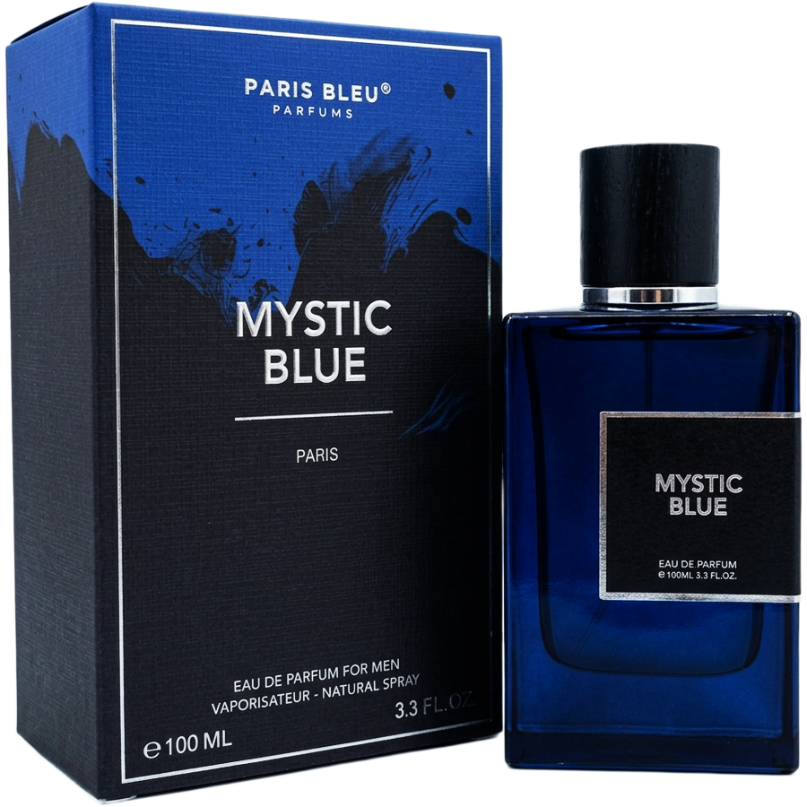 ادو پرفیوم میستیک بلو از برند پاریس بلو (Paris Bleu Mystic Blue EDP 100ml) میستیک بلو پاریس بلو اورجینال
