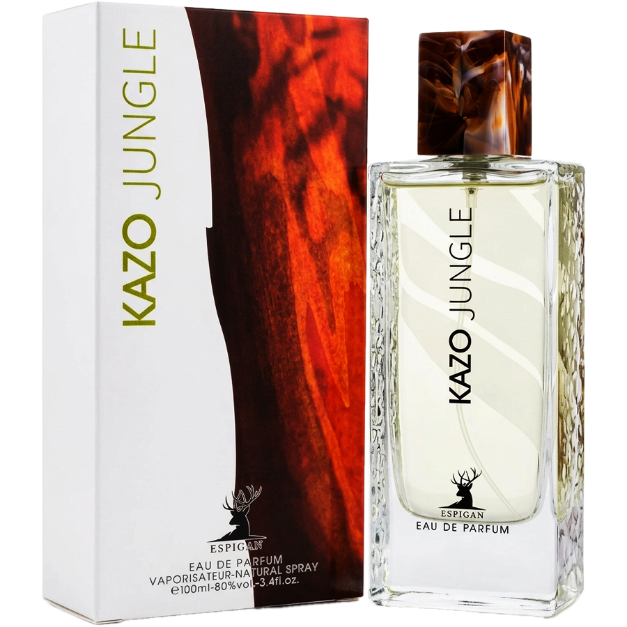 ادو پرفیوم کازو جنگل از برند اسپیگان (Espigan Kazo Jungle EDP 100ml) کنزو جانگل اسپیگان - کنزو جانگل هوم اسپیگان