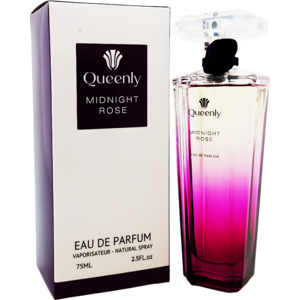 ادوپرفیوم میدنایت رز از برند کویین‌لی (Queenly MIDNIGHT ROSE Eau De Parfum 75ml)