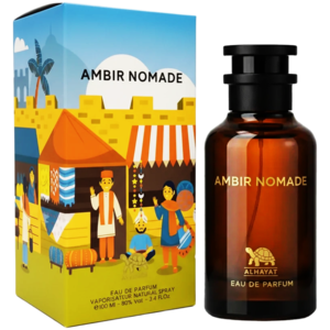 ادو پرفیوم امبیر نومد از برند الحیات (Alhayat Ambir Nomade EDP 100ml) امبر نومد الحیات