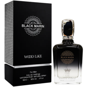 ادو پرفیوم مردانه بلک مارین از برند وودلایک (Wood Like Black Marin For Men EDP 90ml) اورجینال، بلک مارین نقره ای وودلایک